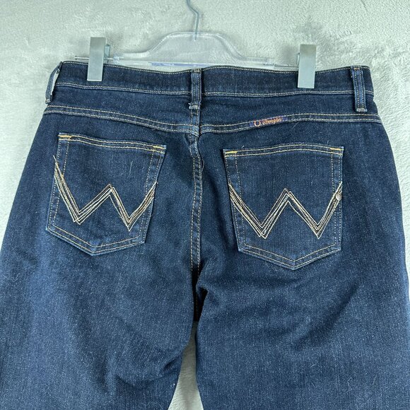 Wrangler Jeans Straight Leg Ultimate Riding Q-Baby WRQ20DD Blue Women's W34X28L - Picture 9 of 16